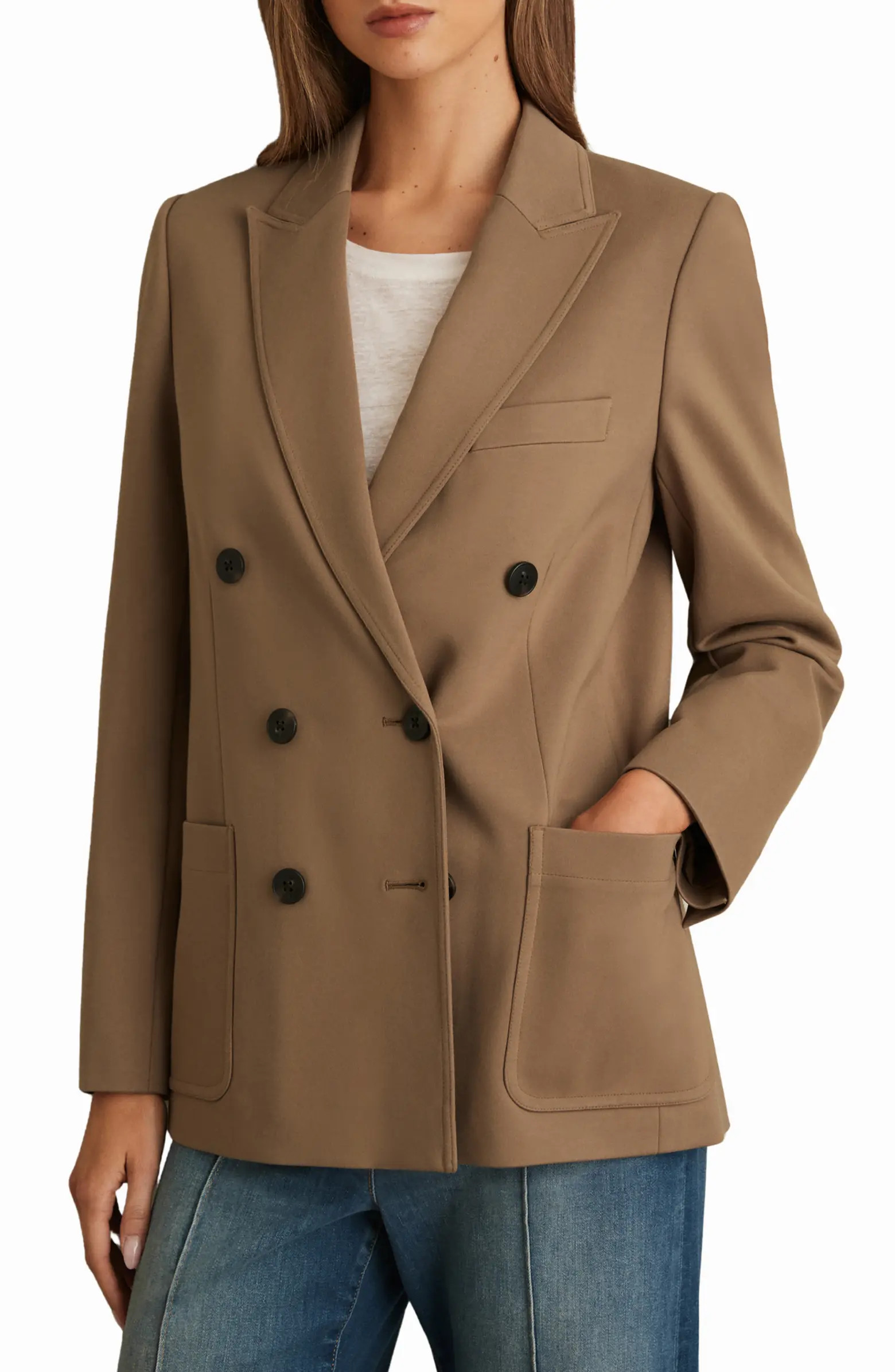 Heidi Double Breasted Ponte Blazer | Nordstrom