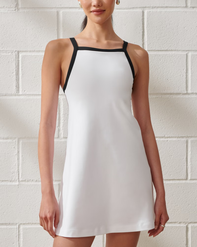YPB sculptLUX Apron Easy Dress | Abercrombie & Fitch (US)