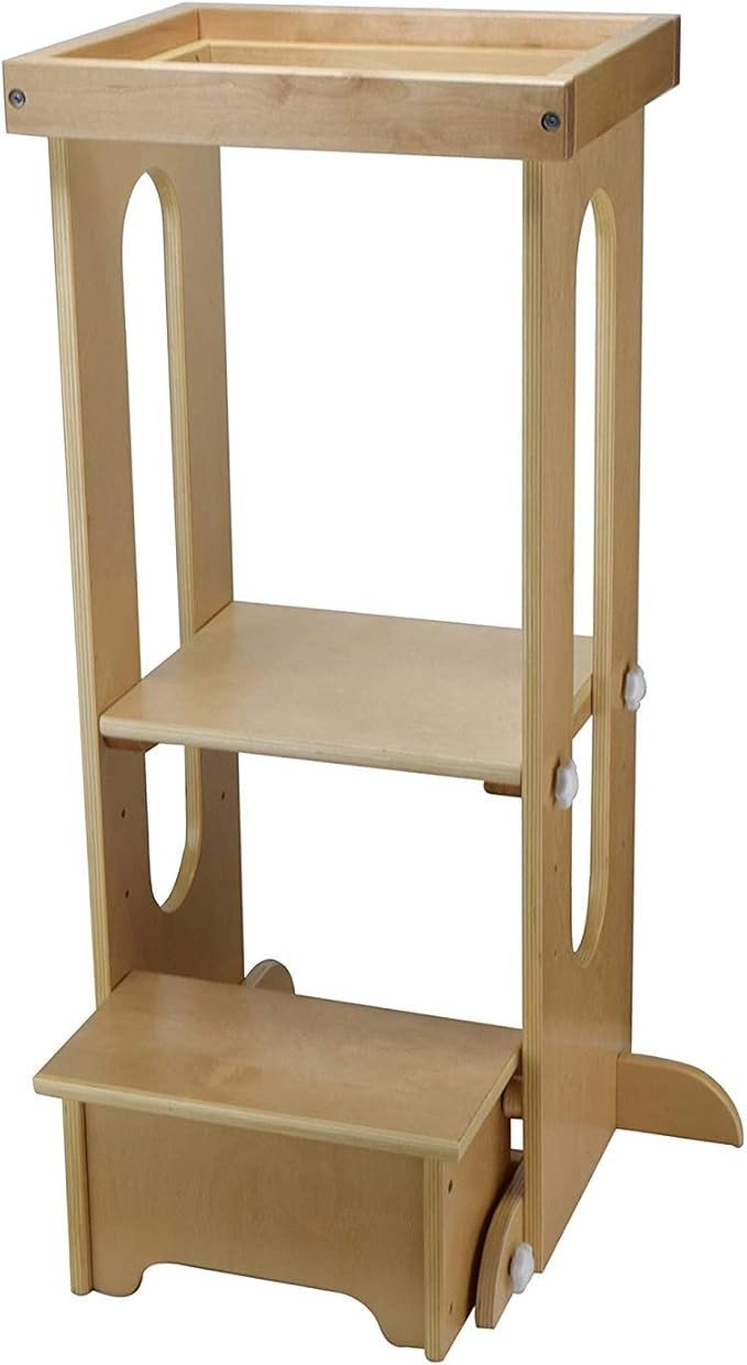 Little Partners® Explore n Store™ Learning Tower® Kids Adjustable Height Kitchen Step Stool f... | Amazon (US)