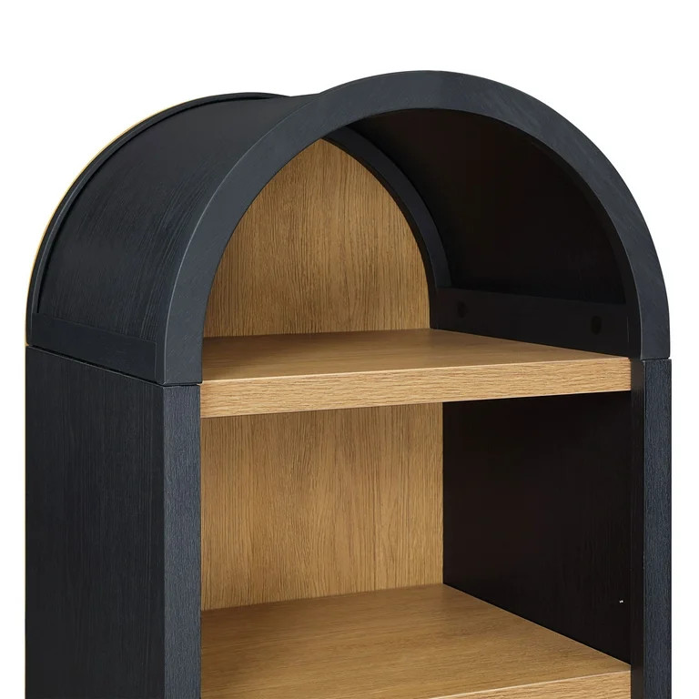 Better Homes & Gardens Juliet Narrow Arch Bookcase, Rich Black Finish | Walmart (US)