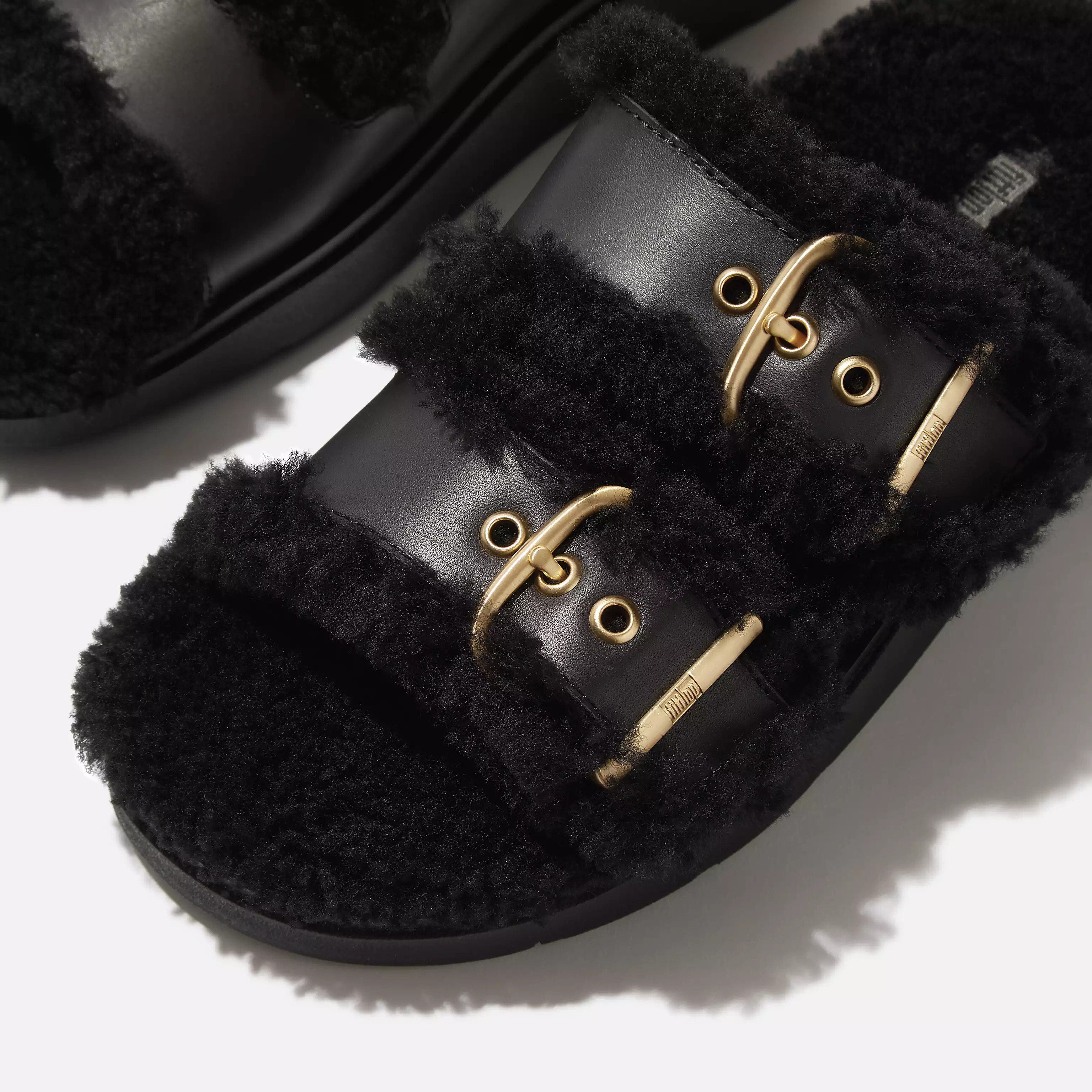 GEN-FF Shearling Two-Bar Slides | FitFlop (US)