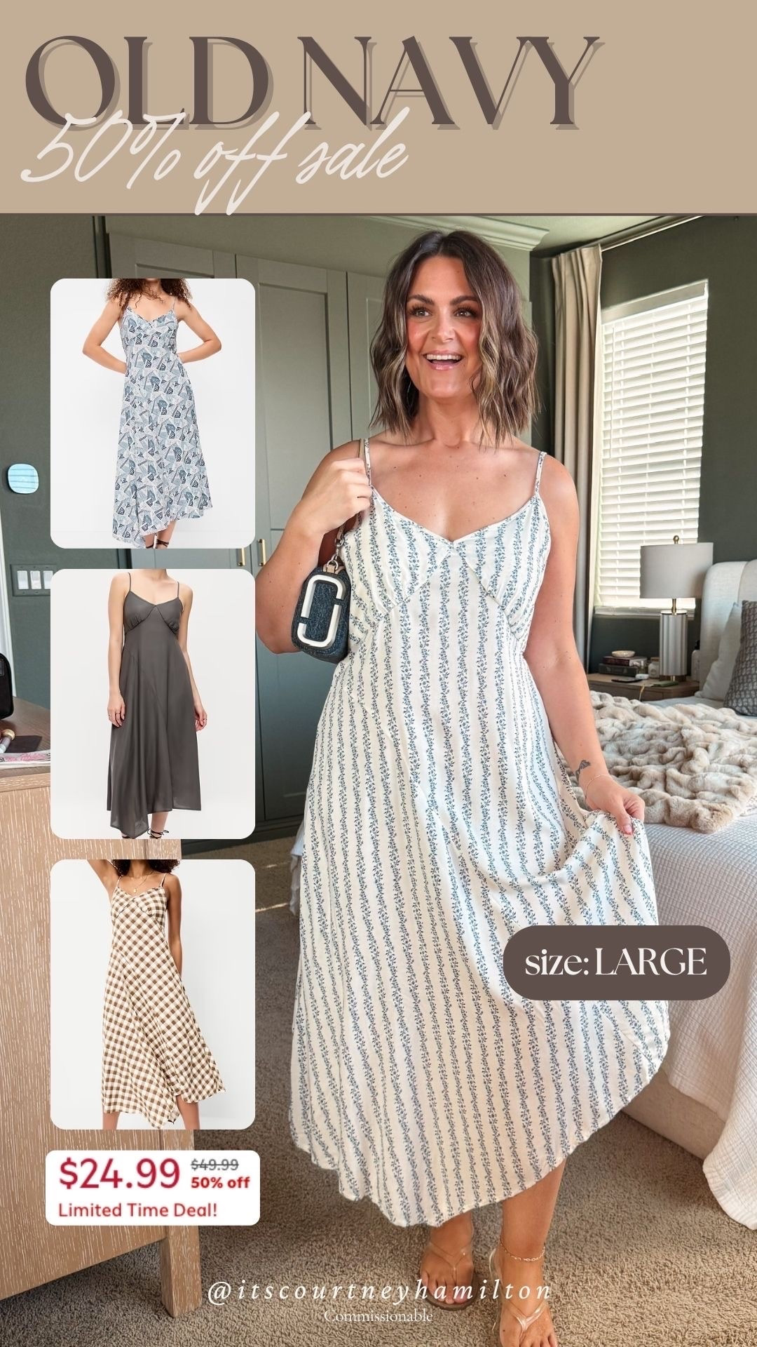 Everything is 50% off from Old Navy right now! I am wearing a large in this dress!

Sale alert, watchnow, finds under 50, finds under 100, casual fashion, Courtney Hamilton

#LTKSeasonal #LTKootd #LTKSaleAlert
