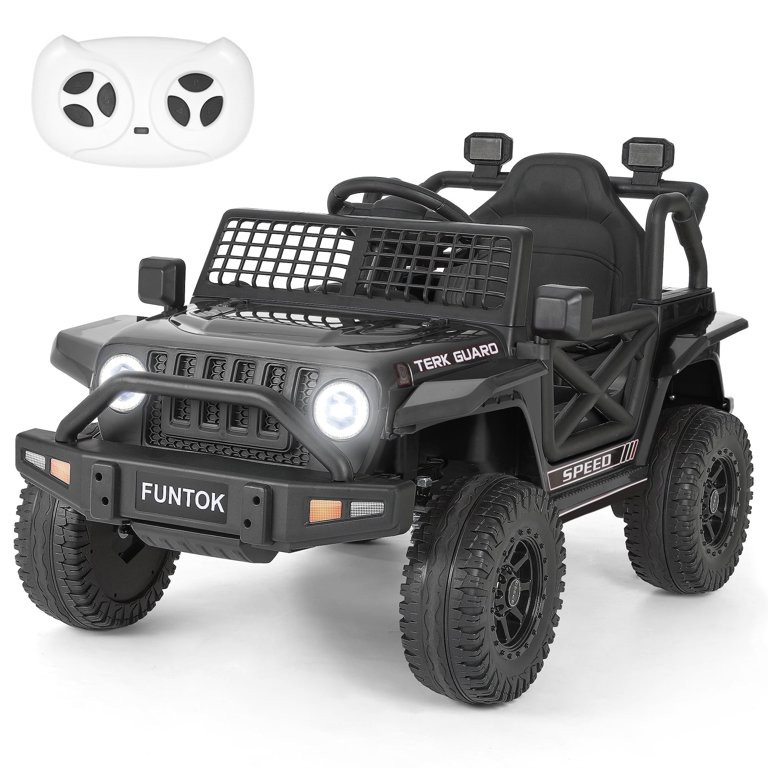 FUNTOK 12V 7AH Kids Ride on Truck, Electric Ride on Car Toy Battery Powered Truck Vehicle w/ Remo... | Walmart (US)