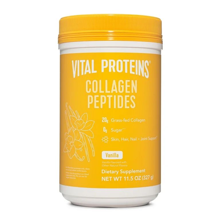Vital Proteins Grass-Fed Collagen Peptides Powder, Vanilla, 11.5 oz | Walmart (US)