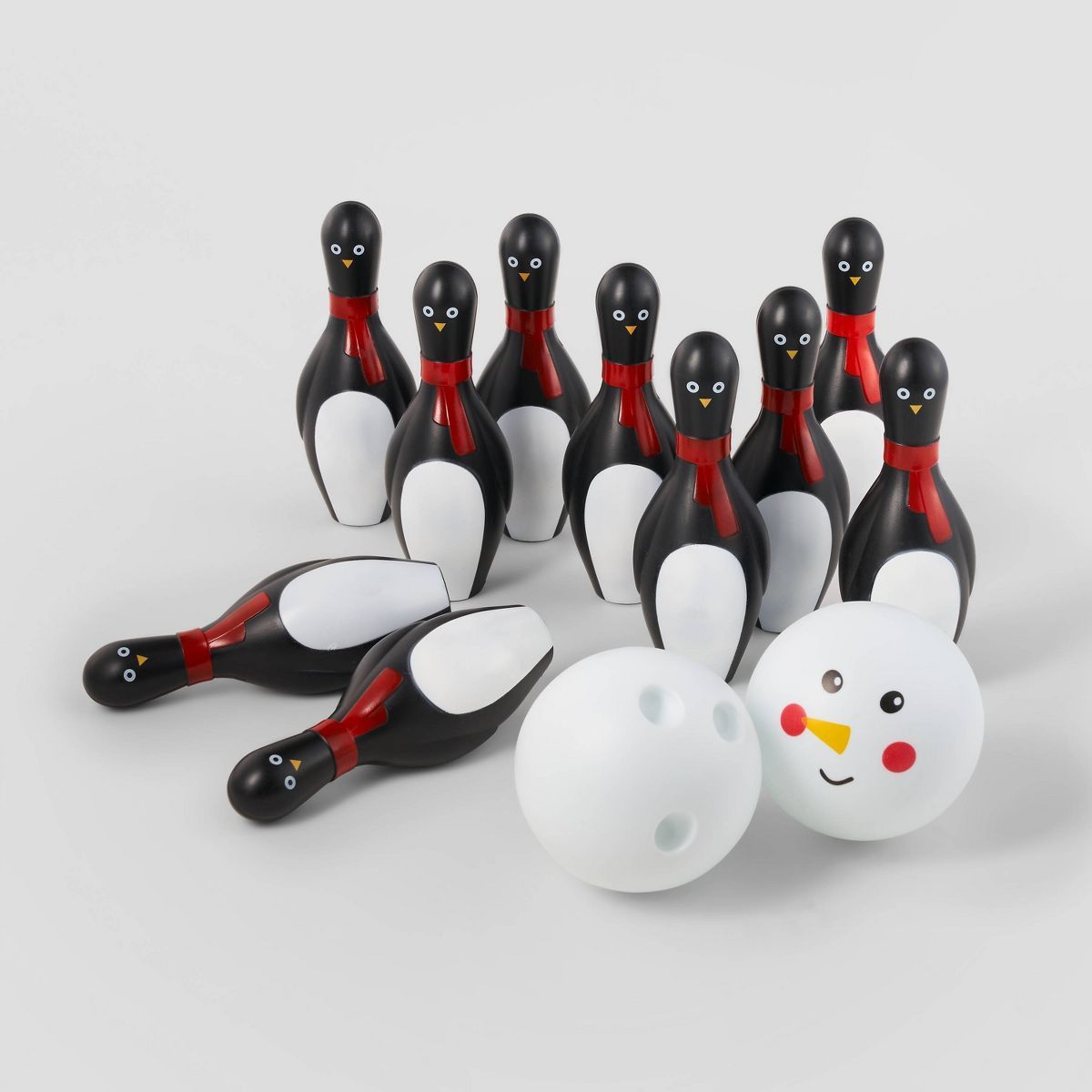 Penguin Bowling Ball and Pins Christmas Party Kit - Wondershop™ | Target