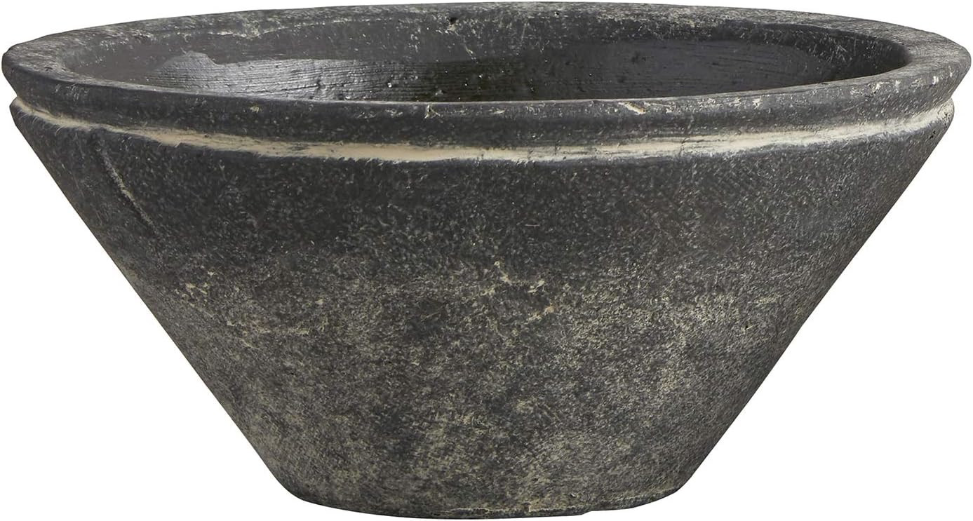 47th & Main Cement Decorative Bowl Planter, 8.25" Diameter, Black | Amazon (US)