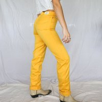 Rare Vintage Yellow Levi's Jeans/1970's Levis 26-27 | Etsy (US)