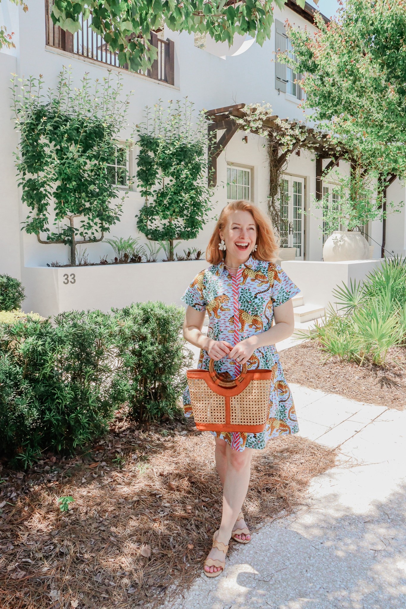 The sweetest beach dress from brunch to beachside. 