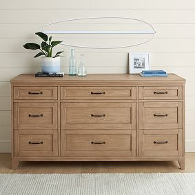 Hampton Seadrift 9-Drawer Wide Dresser (63.5w x 21d") | Pottery Barn Teen
