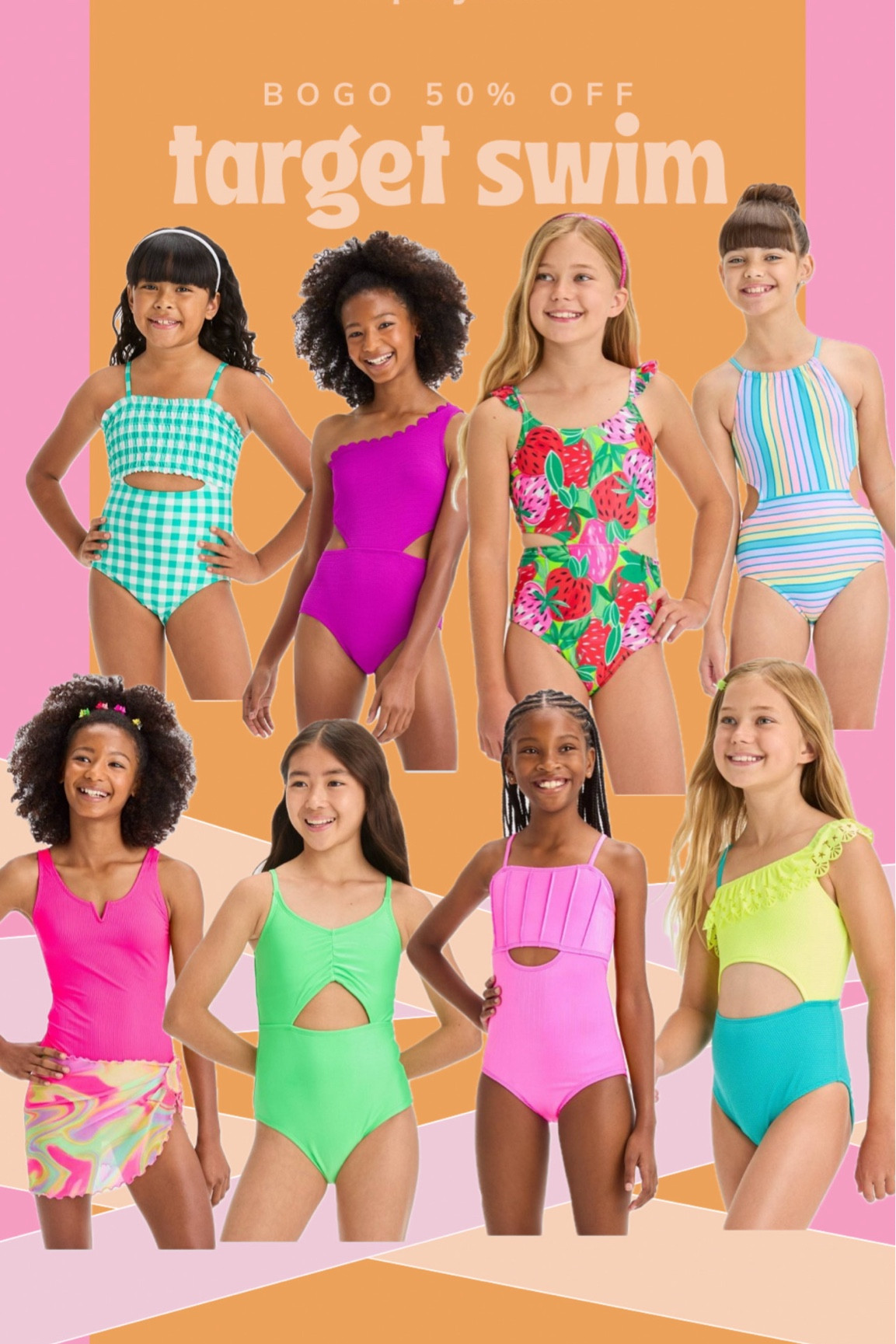BOGO girls one piece swimsuits from target 

#LTKKids #LTKSaleAlert #LTKSwim