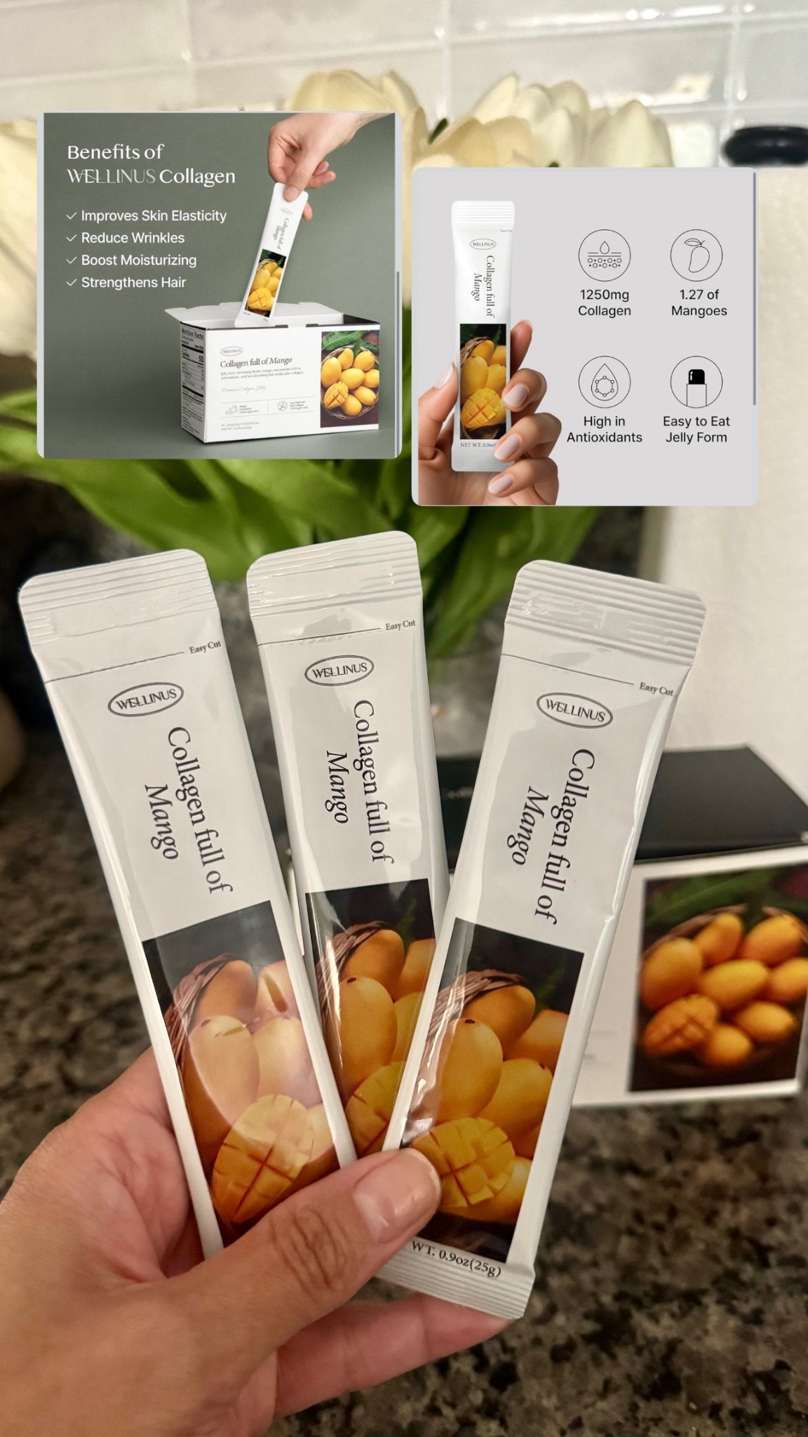 These Korean collagen jelly sticks are my favorite way to get my daily intake! Finally no weird collagen taste, these are so tasty 😋😋

#LTKActive #LTKBeauty #LTKFamily