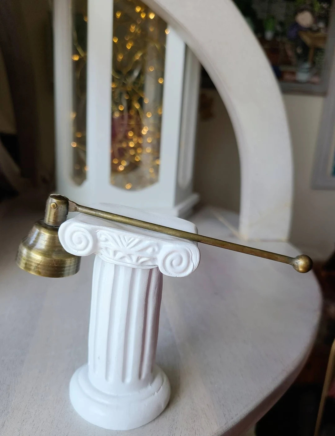 Vintage gold brass candle snuffer, Altar tools, Housewarming gift | Etsy (US)