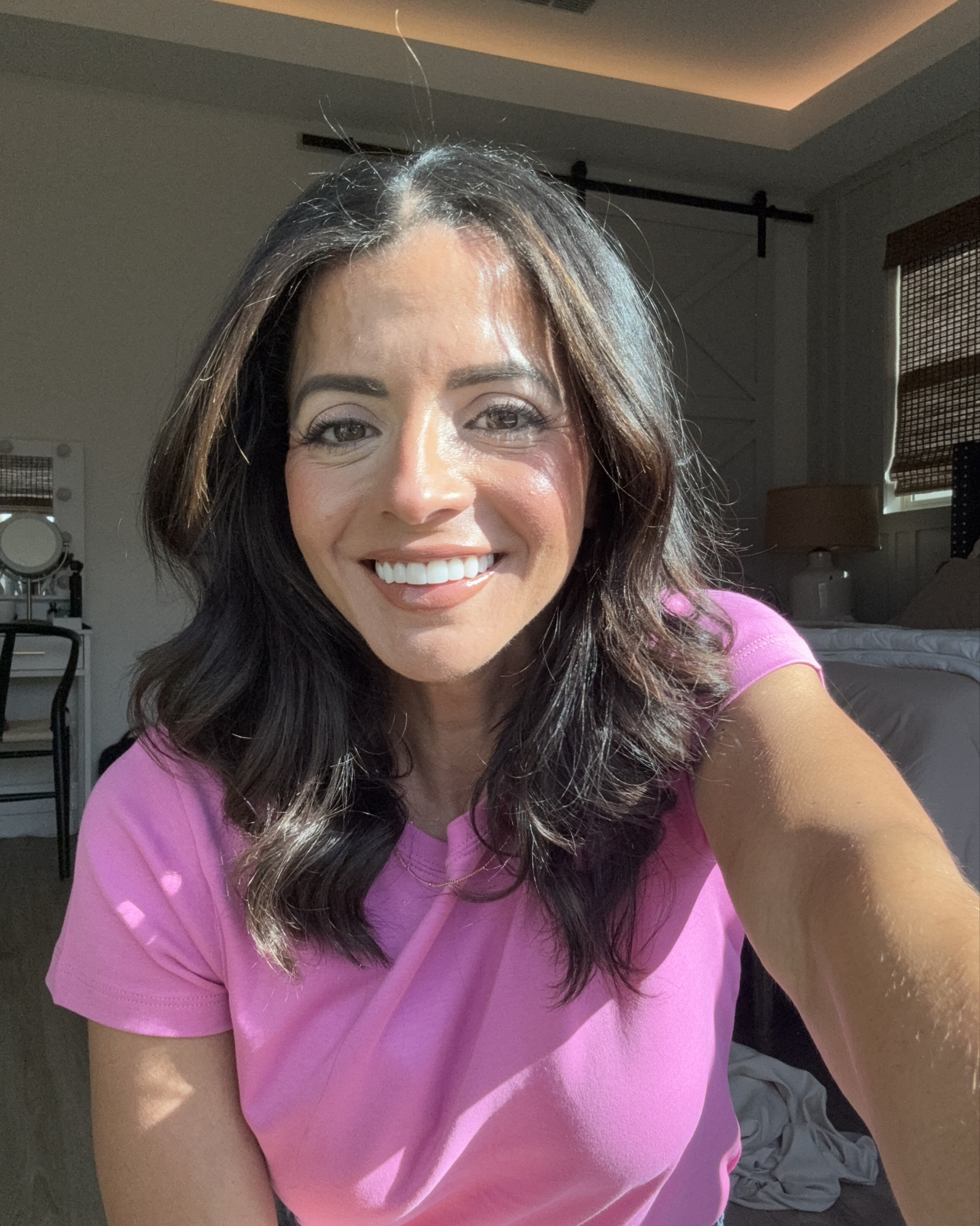 Turning 43 has taught me one thing about skincare: consistency matters more than perfection.

I’m not trying to look 23 again — I just want healthy, glowing skin that reflects how I feel inside.

This routine focuses on:
• gentle cleansing
• hydration
• brightening dark spots
• retinol for skin renewal
• sunscreen every single day

Your 40s aren’t about fighting aging.
They’re about taking care of your skin in a smarter way.

If you want me to do a morning vs night routine breakdown, tell me below.

#skincareroutine #beautyover40 #antiaging #skincarefavorites #glowingskin

#LTKselfcare #LTKmomlife #LTKOver40