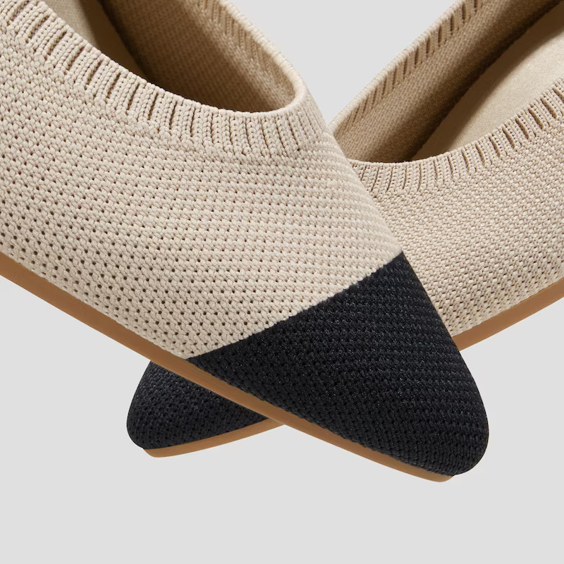 Pointed-Toe Ballet Flats (Aria 5°) | VIVAIA