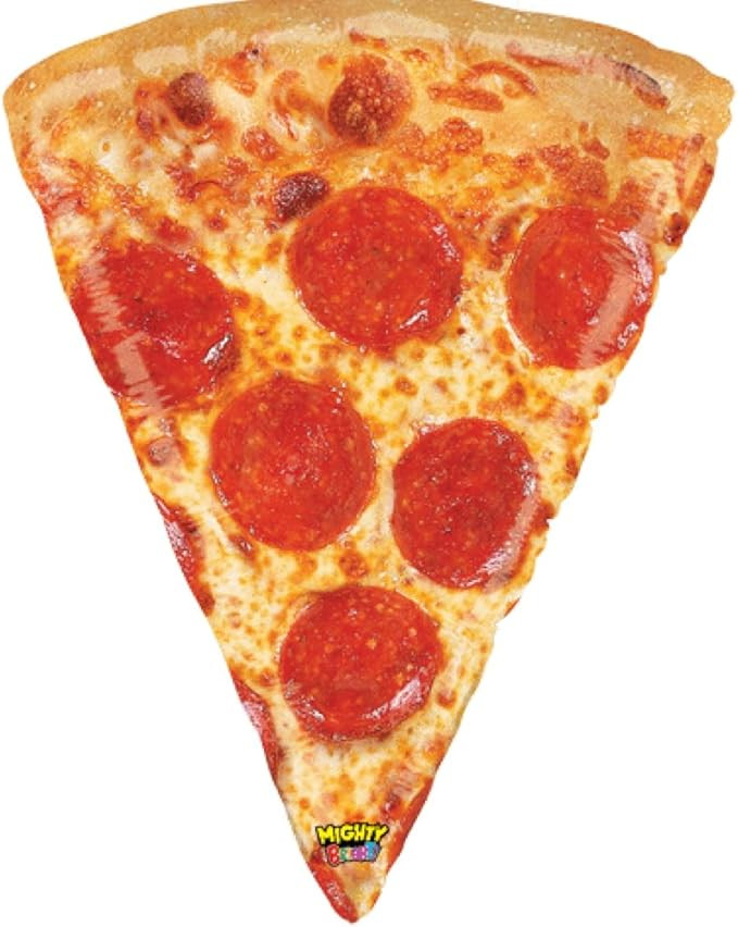 Mighty Pizza Large Helium Shape Balloon, 34" Photographic Pizza Balloon | Amazon (US)