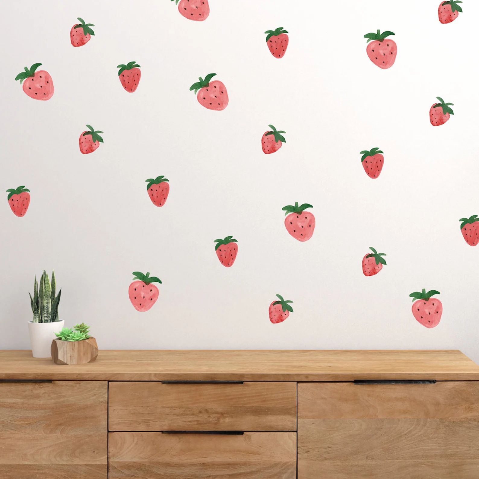 Strawberries Decal | Etsy (US)
