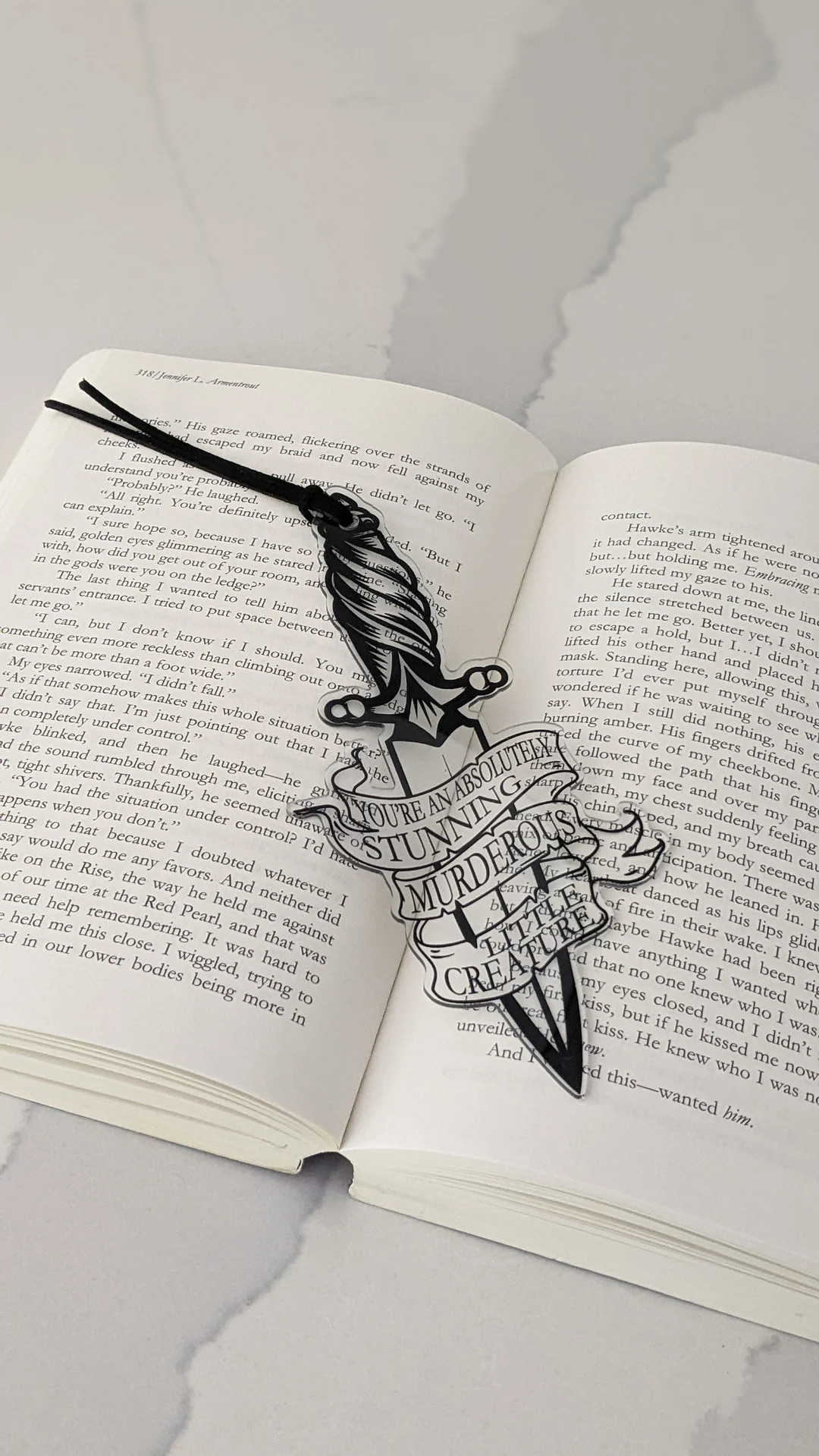 You're and absolutely stunning murderous little creature bookmark | Etsy (US)