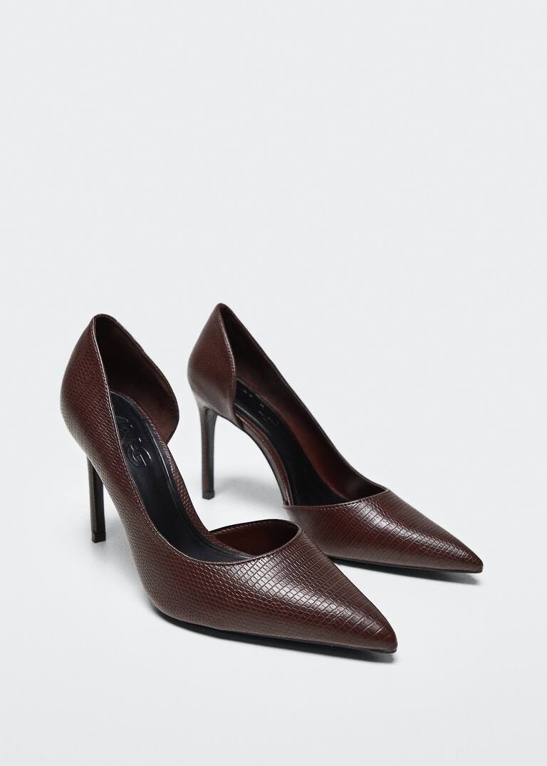 Asymmetric stiletto shoes -  Women | Mango USA | MANGO (US)