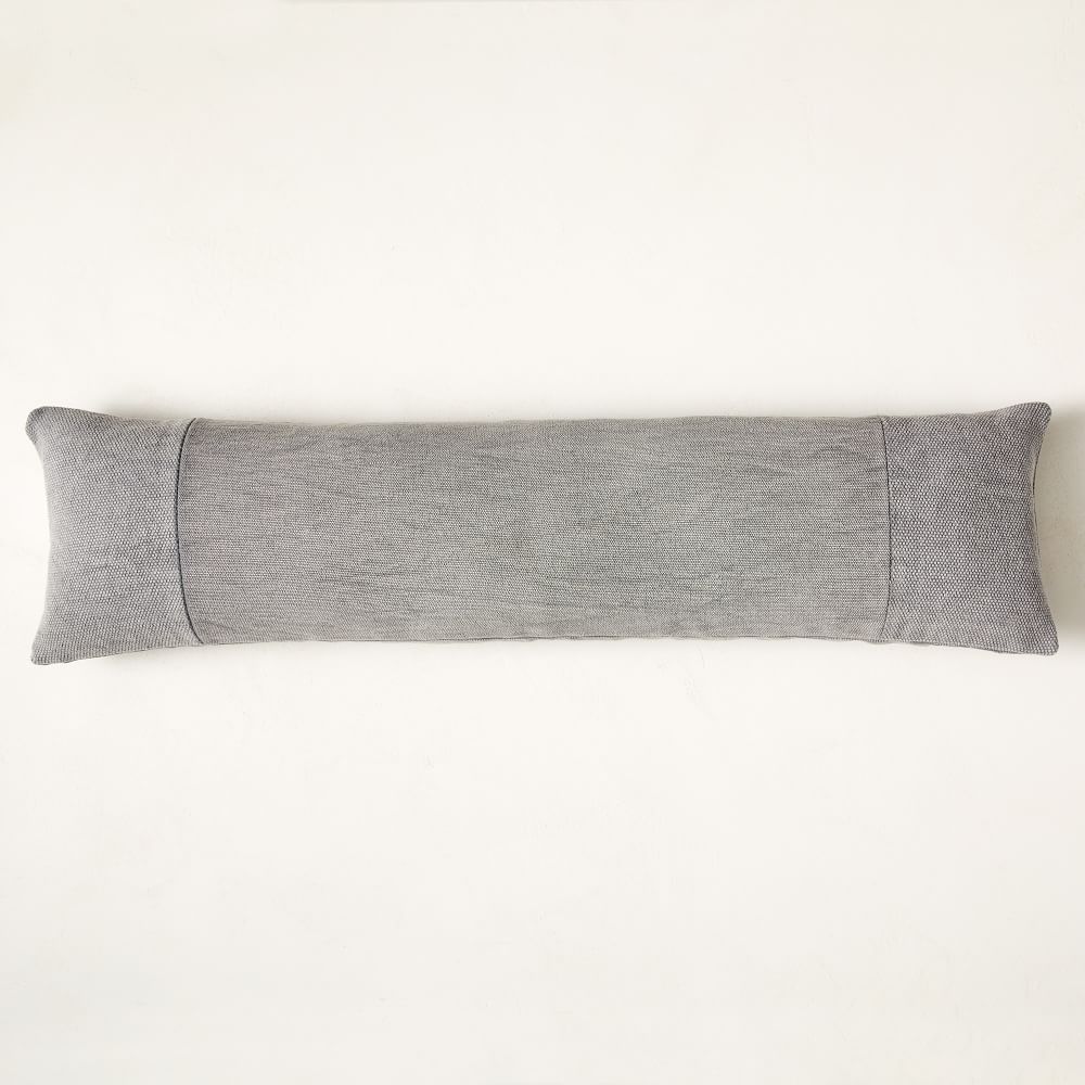 Cotton Canvas Oversized Lumbar Pillow Cover | West Elm (US)