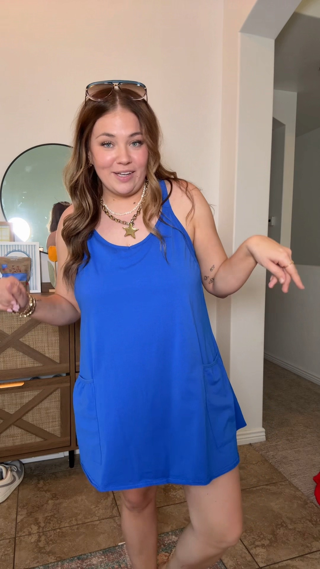 Fav romper dress! 5’6, 190 lbs wearing XL

#LTKootd #LTKMidsize #LTKTall