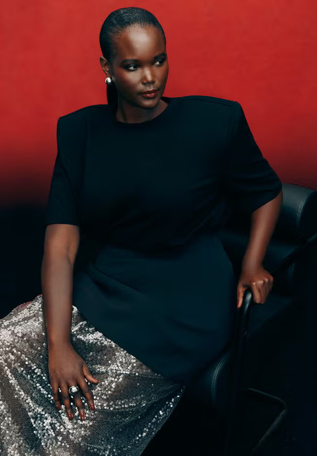 Dramatic Shoulder Tee | Eloquii