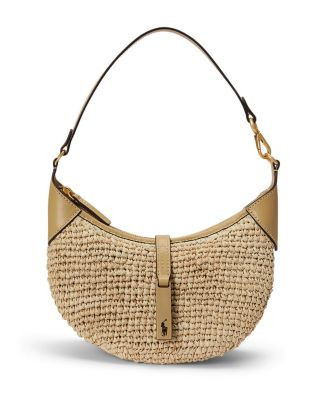 Polo ID Raffia Mini Shoulder Bag | Bloomingdale's (US)
