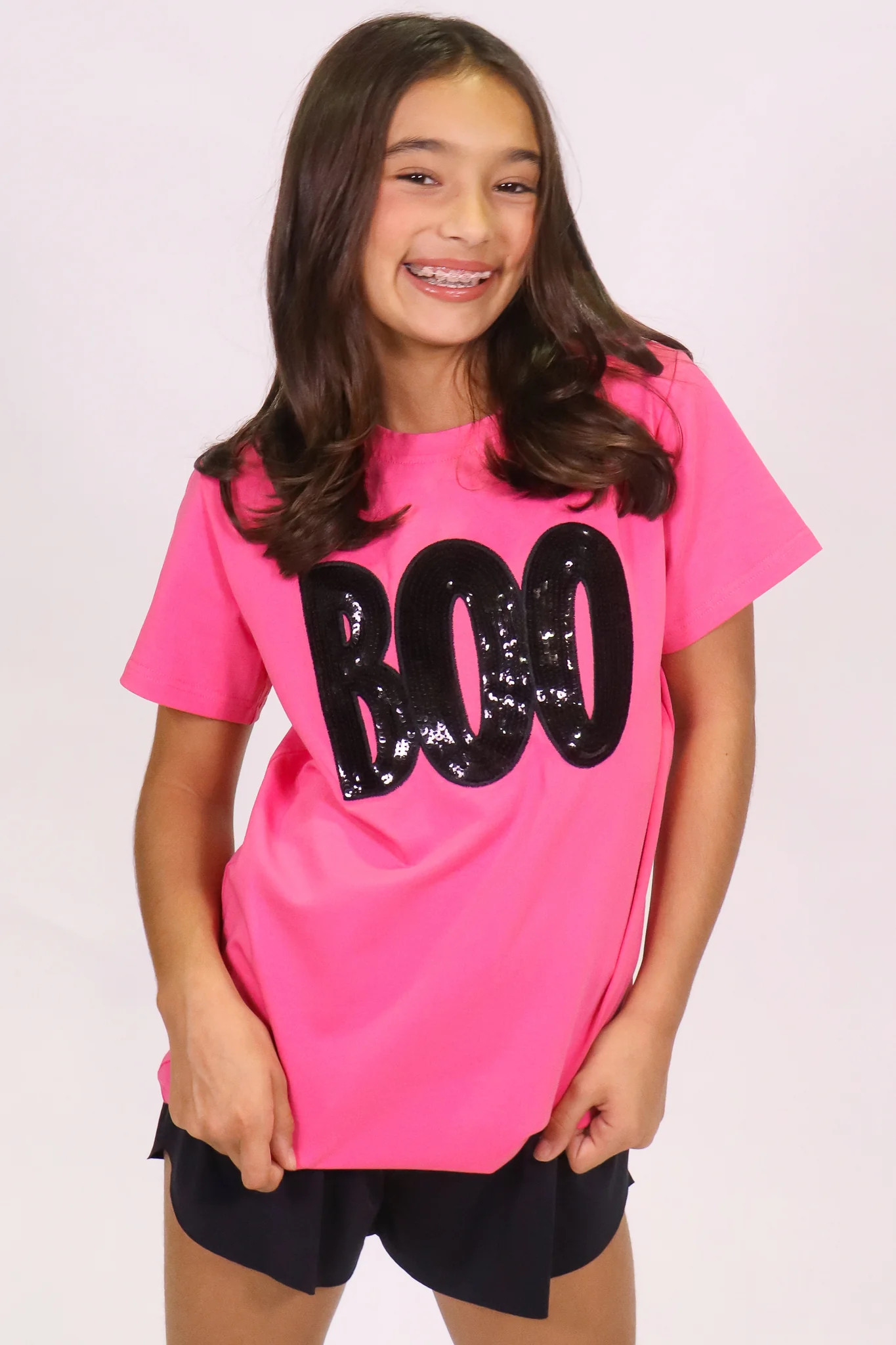 Hot Pink Boo Shirt | Belle Cher