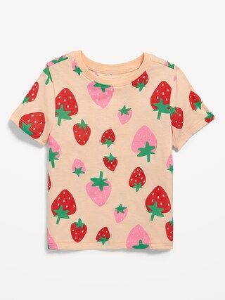 Short-Sleeve Printed T-Shirt for Toddler Girls | Old Navy (CA)