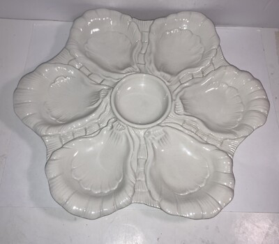 Vintage 10" Oyster Plate Impressed ITALY | eBay US