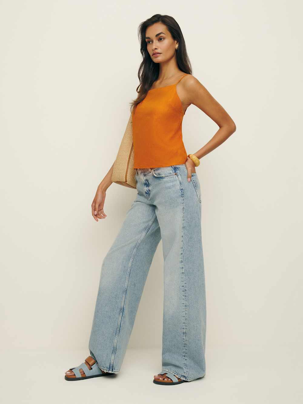 Fable Linen Top | Reformation (Global)