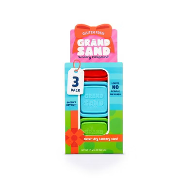 Chuckle & Roar Stocking Stuffer: Grand Sand Holiday 3pk Present Sand Art | Target