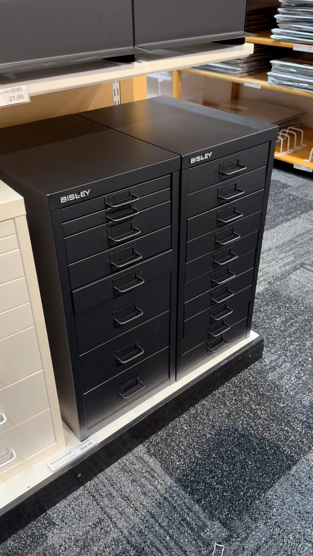 I love these Bisley cabinets and own a 8-drawer and 10-drawer in black. I keep them under my work table in my mosaic studio. 🌈

There are a few things that make them so attractive. Besides their adorable size, they come in gorgeous colors, they’re heavy duty + durable, and what I really like is that the drawers aren’t too deep. ✨

When I’m working on my art and have to stop to look in a drawer for something, I’m able to find what I need quickly. The sorting trays are key to helping me keep my drawers organized. These cabinets are perfect for small spaces, craft rooms, art studios, and dorms.

For mosaic tips, tutorials + inspiration please visit my YouTube channel: YouTube.com/julieweilbacher, and follow @julieweilbacher on Instagram.

#filecabinet #filingcabinet #craftssupplies #bisley #craftsstorage #homeofficestorage #mosaic #whitecabinet #blackcabinet #backtoscool #dormdecor

#LTKHome #LTKU
