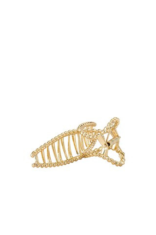 BRACHA Rope Chain Hair Clip in Gold from Revolve.com | Revolve Clothing (Global)