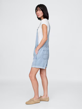 UltraSoft Denim Shortalls | Gap (US)