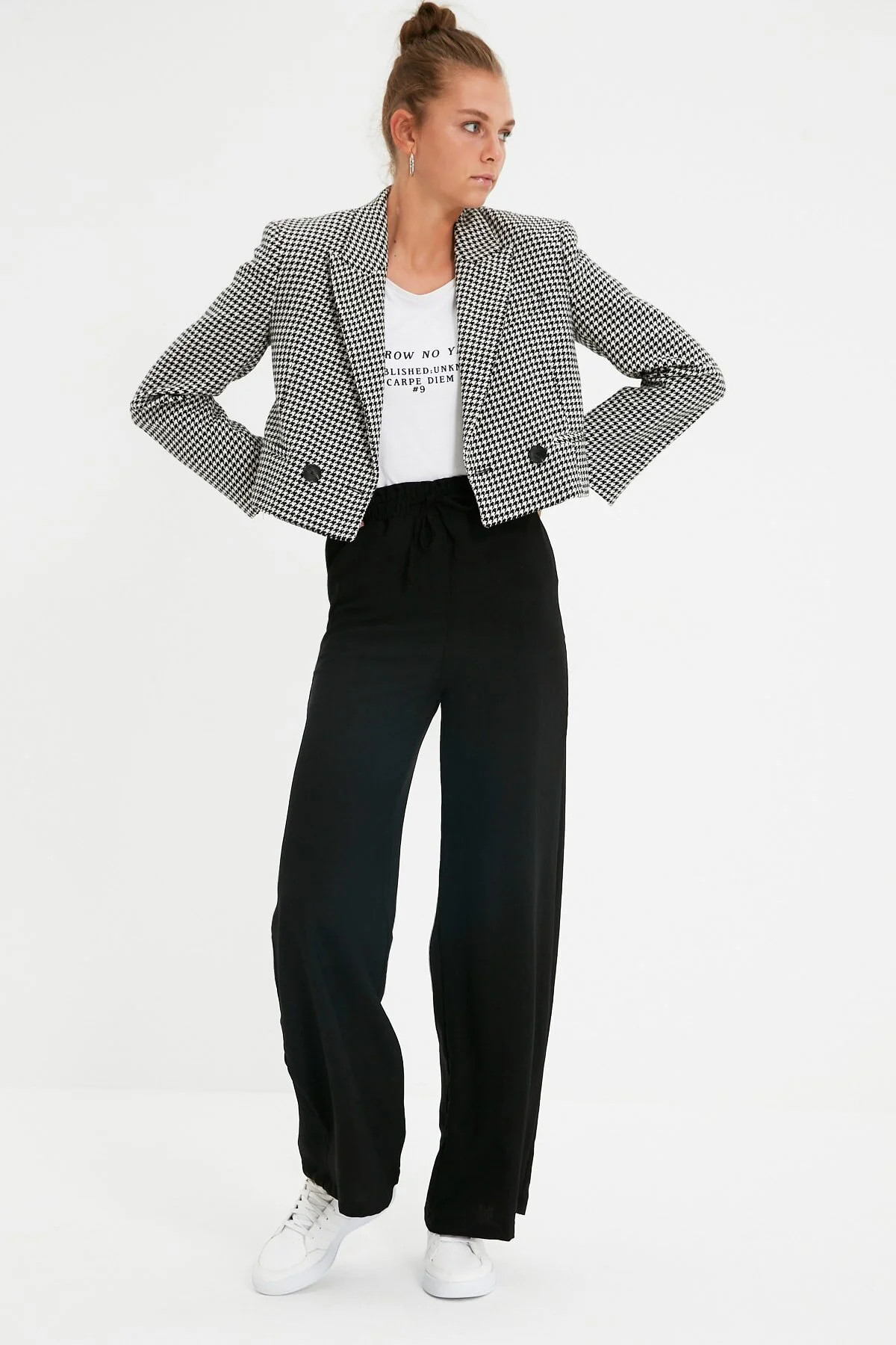Trendyol Collection Hose - Schwarz - Wide Leg | Trendyol DE