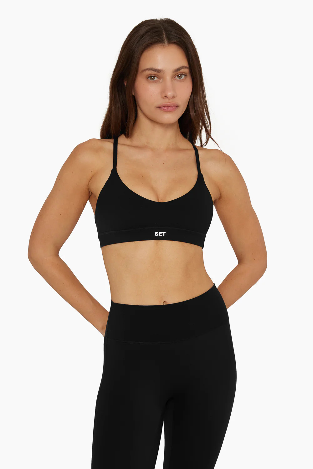 SPORTBODY® CROSS V BRA - ONYX | SET Active