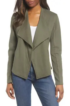 Drape Collar Knit Blazer | Nordstrom