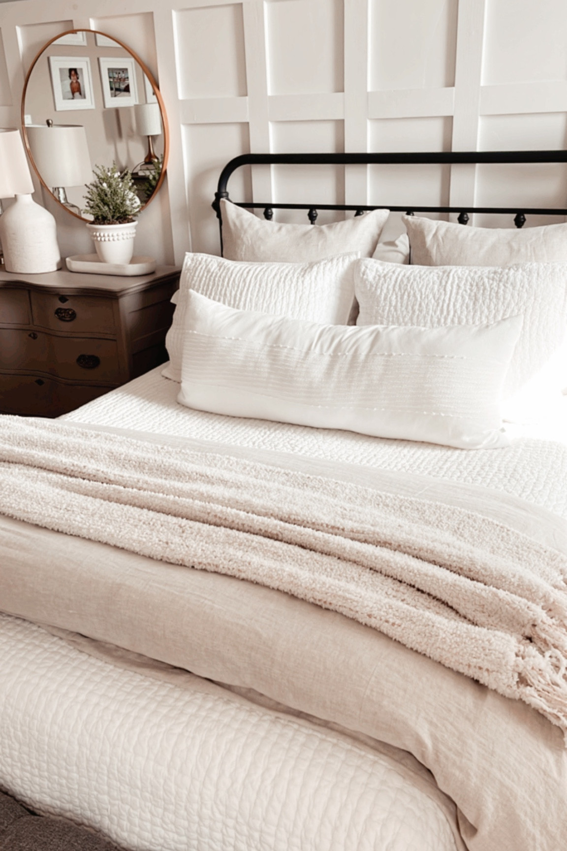 Bedroom bedding decor inspo, neutral bedding, Pottery Barn quilt, layered bedding, bedroom decor, home decor inspiration 

#LTKFind #LTKhome