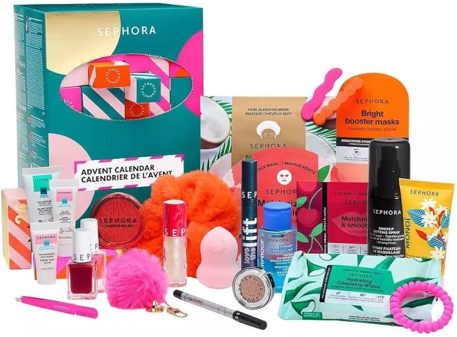 Sephora Collection Holiday Beauty Advent Calendar 2025 – 24 Makeup, Skincare, Bath & Accessory ... | Amazon (US)
