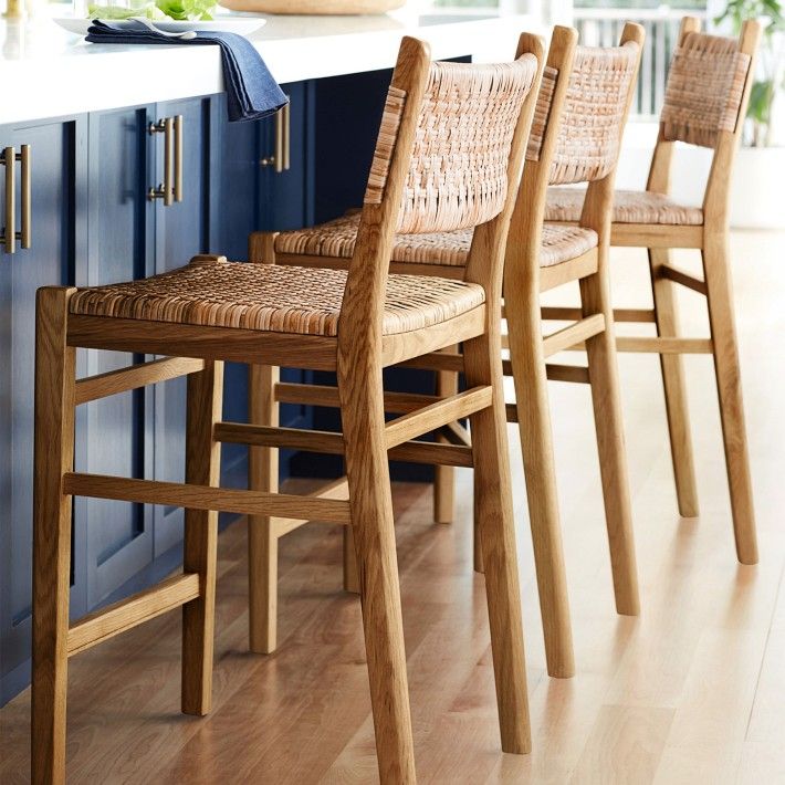 Sullivan Woven Dining Counter & Bar Stool | Williams-Sonoma