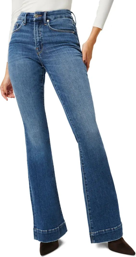 Good Legs High Waist V-Back Flare Jeans | Nordstrom