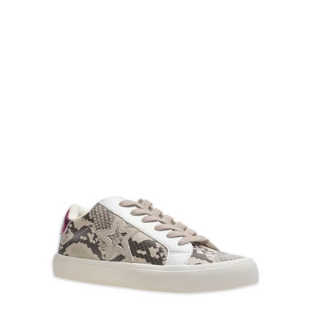 Time and Tru Women’s Low Star Sneakers - Walmart.com | Walmart (US)