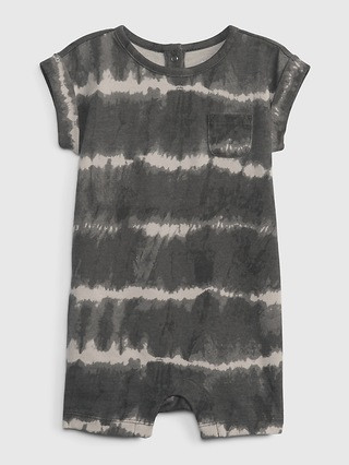 Baby 100% Organic Cotton Tie-Dye Shorty One-Piece | Gap (US)