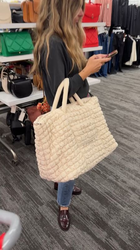The perfect weekend bag!!! $45 available in 4 colors! #targetdoesitagain 