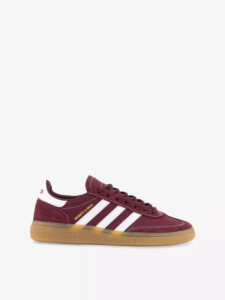 Handball Spezial x Sporty & Rich Suede Low-Top Trainers | Selfridges