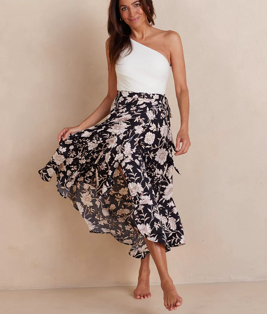 The Silky Luxe Beach to Brunch Wrap Skirt 
            | 
              
              
         ... | SummerSalt