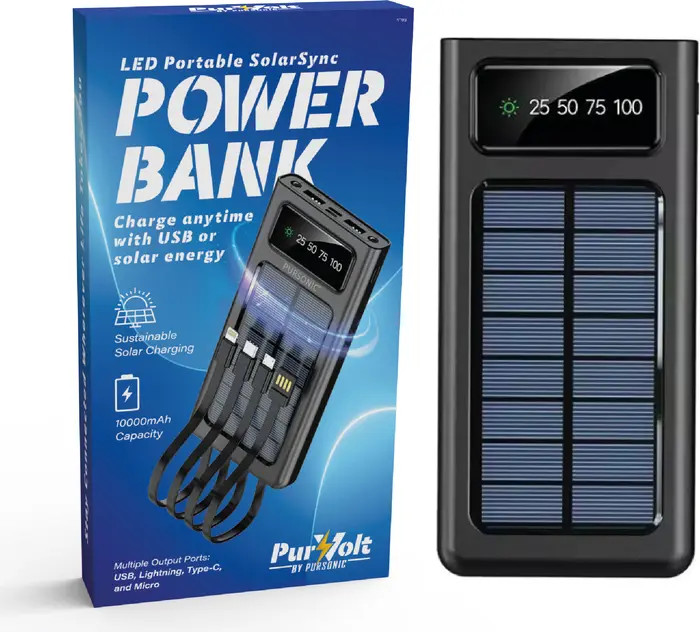 PURSONIC LED Portable Solarsync Power Bank | Nordstrom | Nordstrom