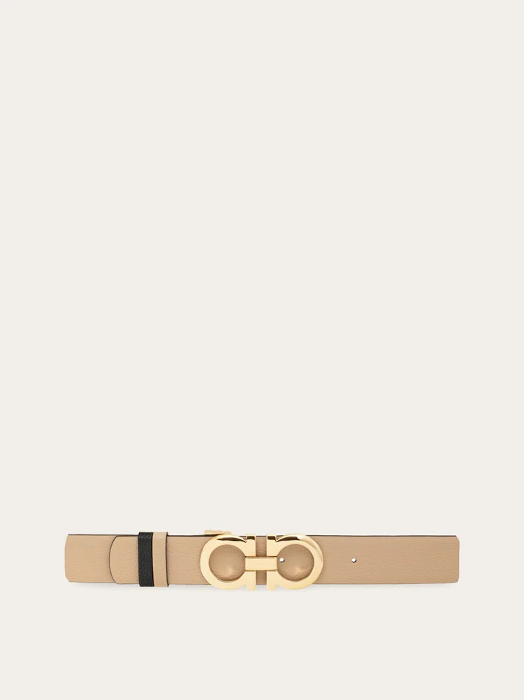 Adjustable and reversible Gancini belt | Ferragamo