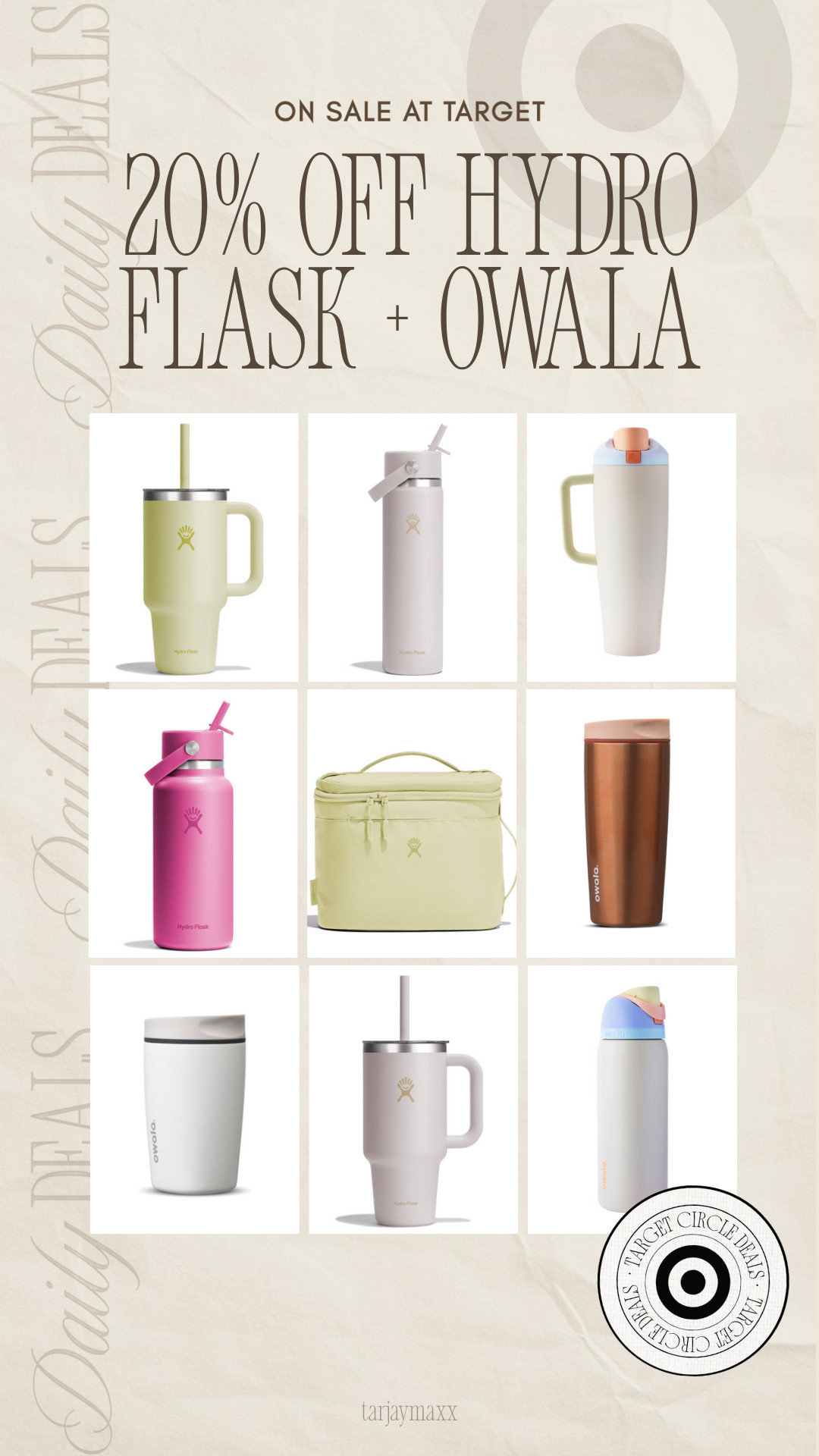 Target putting Hydro Flask and Owala on sale before summer is actually dangerous for my wallet 🥤 The pastel colors are SO cute and this is such a good time to grab a new water bottle for workouts, travel, beach days, or everyday errands! summer outfits, vacation outfits beach, country concert outfits, date night outfits, graduation guest outfits, target deals, target finds, hydro flask, owala, water bottles, wellness lifestyle, gym essentials, travel essentials, pilates girl essentials
 

 #LTKSeasonal #LTKActive #LTKHome