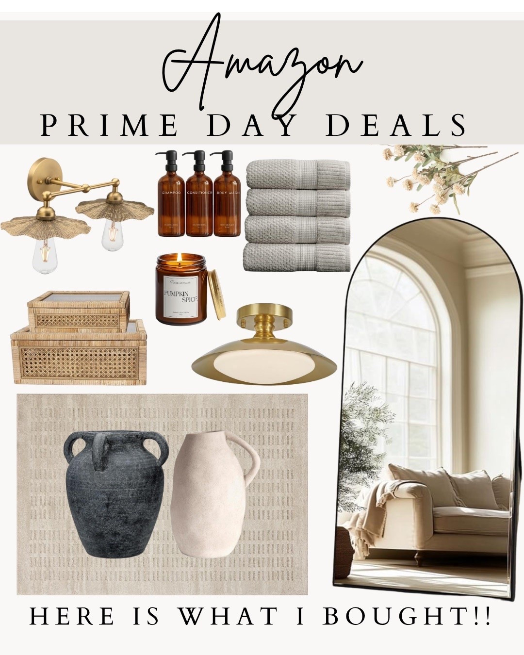 Amazon Prime Day Home Deals Worth Shopping

From designer-inspired lighting and statement mirrors to cozy home essentials, these Amazon Prime Day finds are perfect for upgrading your space while the deals last ✨🛍️

#amazonprimeday #amazonhomefinds #homedecordeals #neutralhome #amazonfavorites #porcheandco

#LTKHome #LTKSeasonal #LTKSaleAlert